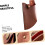 Practical knife sheath for kitchen knives with multiple compartments, sharp blade, ergonomic handle, robust case 4