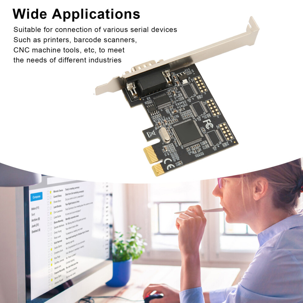 Pcie X1 Rs232 Serielle Adapterkarte Single Port 8141948284830