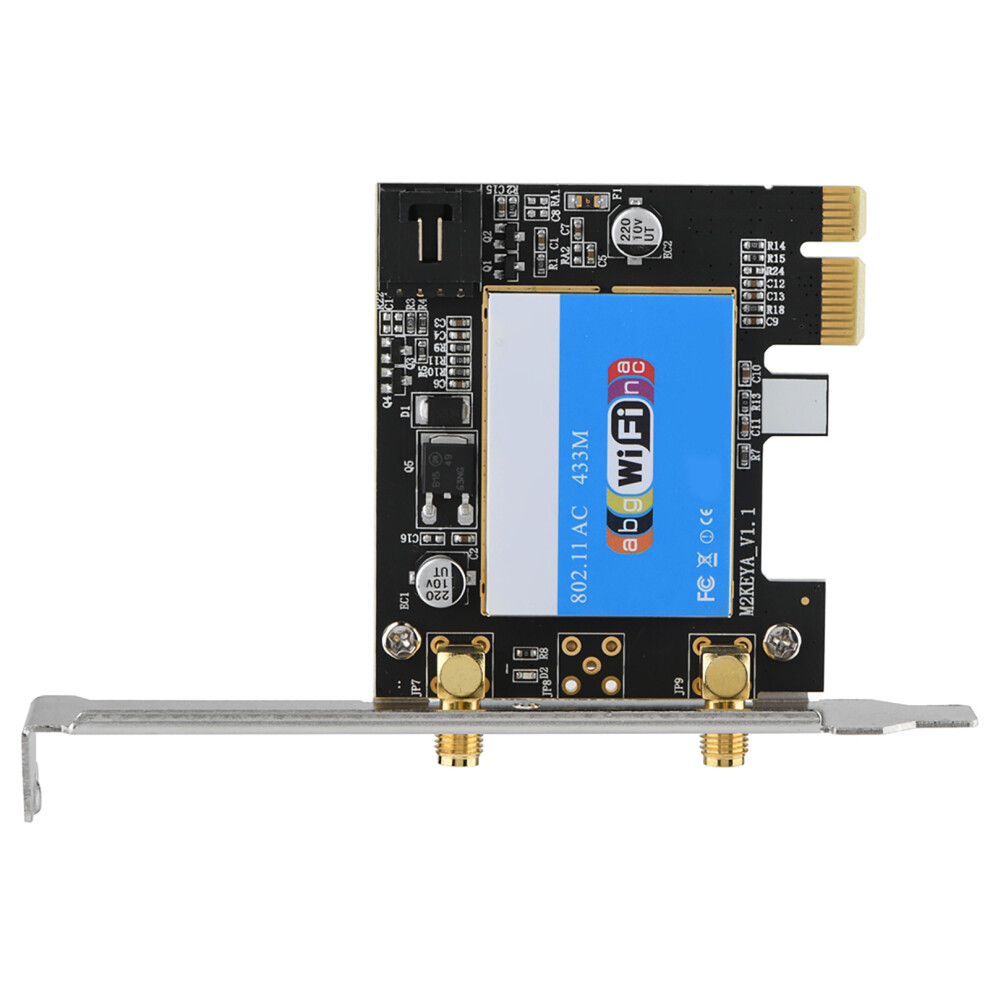 Pcie-Netzwerkkarte, 433 Mbit/S, Dualband, 2,4Â G, 8141948285042