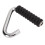 Fitness Griff Grip Silber C Geformt Universal 9