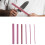 Ruby Polishing Oil Stone Whetstone Tool Set 3000 Grit Sharpening Knife Chisel Tools 6 Piece Stones 4