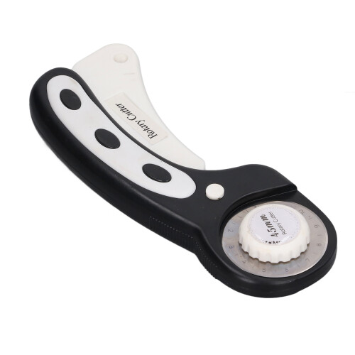 Rollschneider, schwarz, austauschbare Klingen,