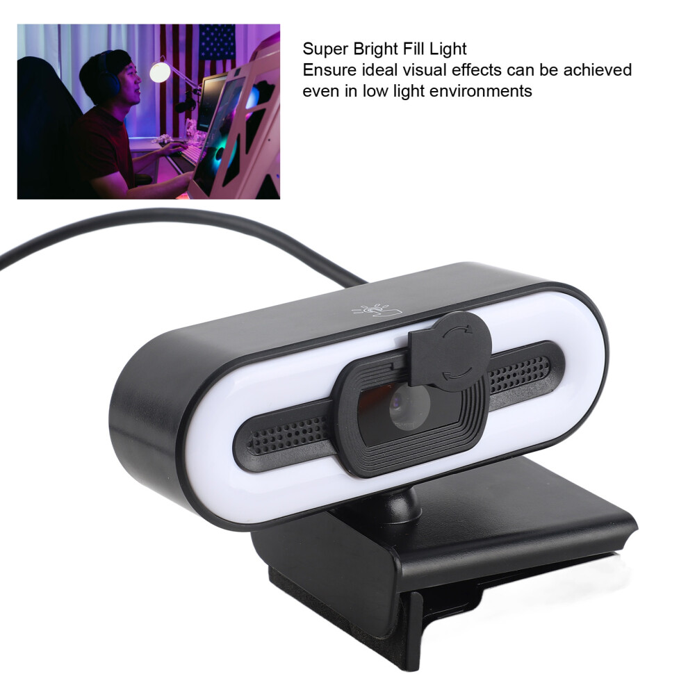 4K-Webcam Mit Integriertem Mikrofon, Superhelles 8141948284205