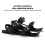 Ein Paar Mini-Kurzski-Skates, schwarz, einfache 1