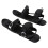Ein Paar Mini-Kurzski-Skates, schwarz, einfache 8
