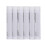 6-teiliges weißes Ölpastell-Set mit einzigartiger 4
