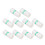 Thermodruckerpapier, 10 Rollen, tragbar, 6