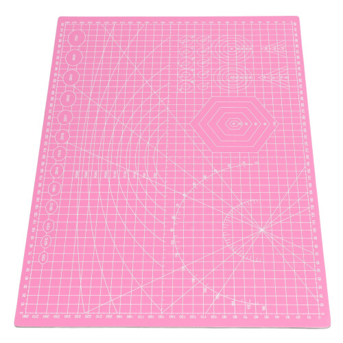 Selbstheilende Schneidematte, 45 x 30 cm, Rosa, 2