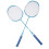 Badminton-Set, Eisenlegierung, vergrößerte 10