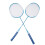 Badminton-Set, Eisenlegierung, vergrößerte 8