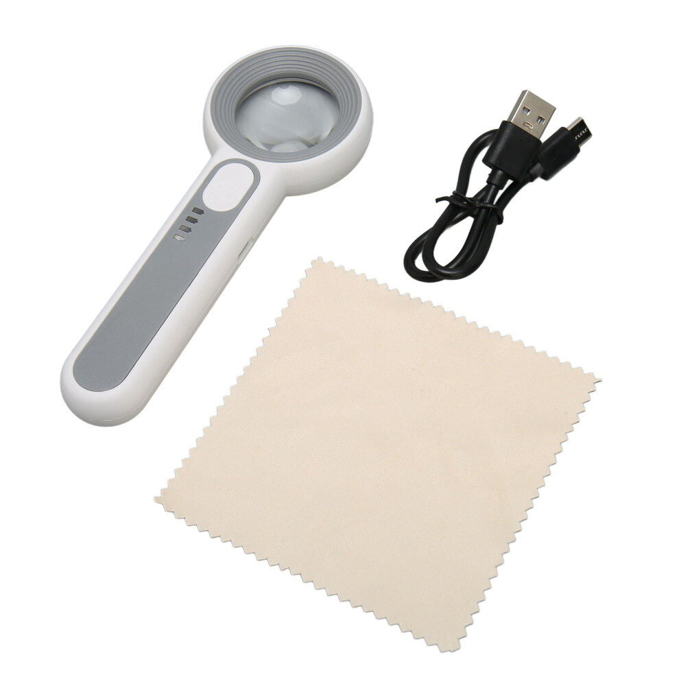Handlupe, 11-fache Touch-Taste, wiederaufladbare