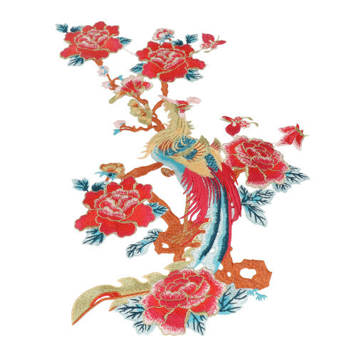 Blumenaufnäher, Phönixblumen, chinesischer Stil, 1