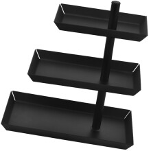 Stilvoller Süßigkeiten-Display-Halter,-Schwarz