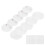 100 Sets Blanko-Abzeichen-Set, 25 mm, transparent, 9