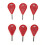 6 Teile/paket Surfbrett Fin Hex Key Surf Fin 2