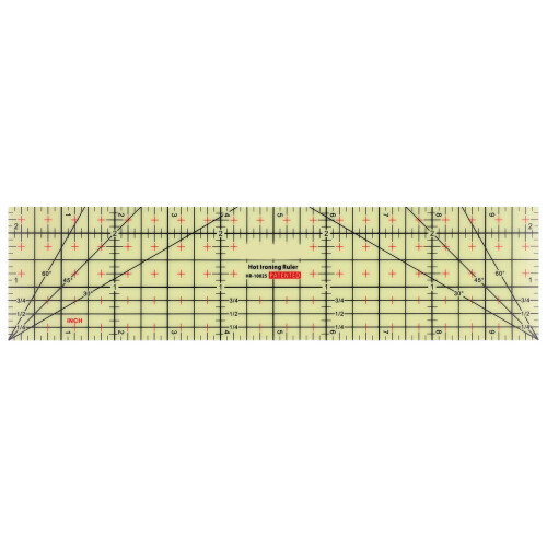 Stoff-Quiltlineal, hitzebeständig, Kunststoff, 1