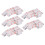 5Pcs Parallel Stich Nähfuß Kunststoff Klar 9