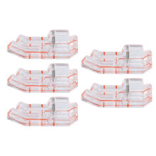 5Pcs Parallel Stich Nähfuß Kunststoff Klar