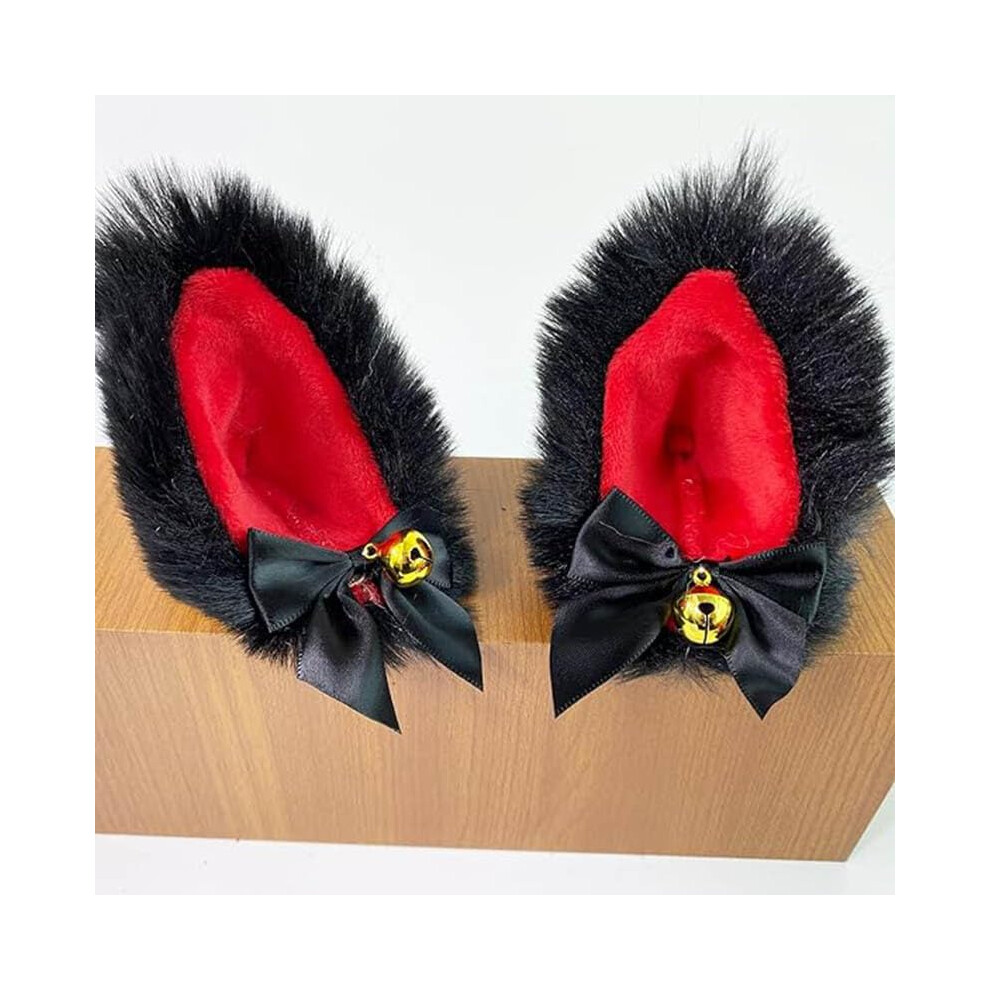 1 Pair Cat Ears With Bell For Helmet Motorcycle Helmet Decoration Cute Accessories Purple 9426802030495
