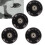 4 PCS Inline Skate Flash-Rad Rollschuh PU Räder 12