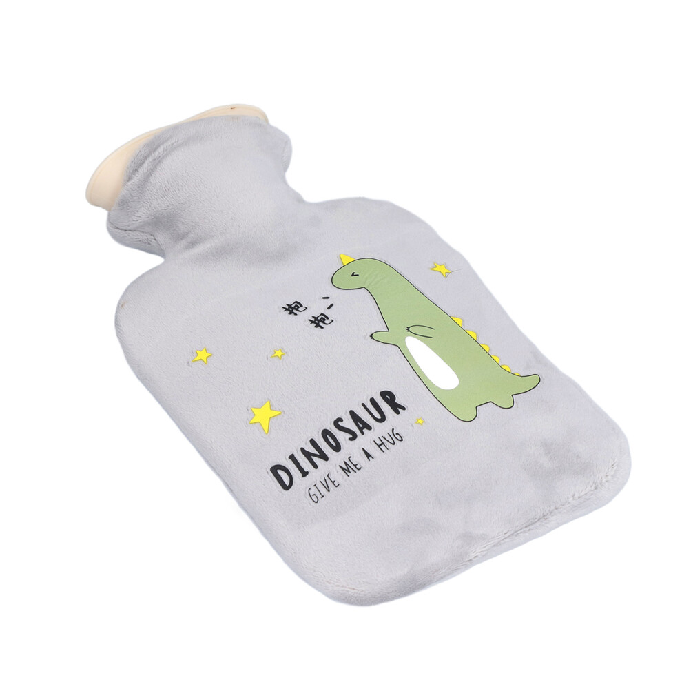 500 ml WÃ¤rmflasche mit Dinosaurier-Cartoon,
