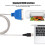 USB zu 1284 Druckerkabeladapter Standard Cn36 8