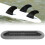 Center Tail Surfing Fin Plug Box Surfbrett Zubehör 11