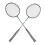 Badmintonschläger Carbon Aluminium Einteilig 9