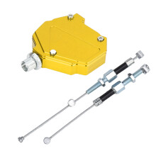 Cable de embrague para acrobacias en motocicleta, resistente a la corrosión y a la abrasión, fabricado en aluminio CNC, con diseño de cable más