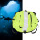 Freediving Float Ball Fluoreszierende gelbe 12