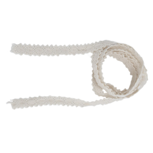 Spitzenband, 20 Yards, 1,1 cm Breite, weich,