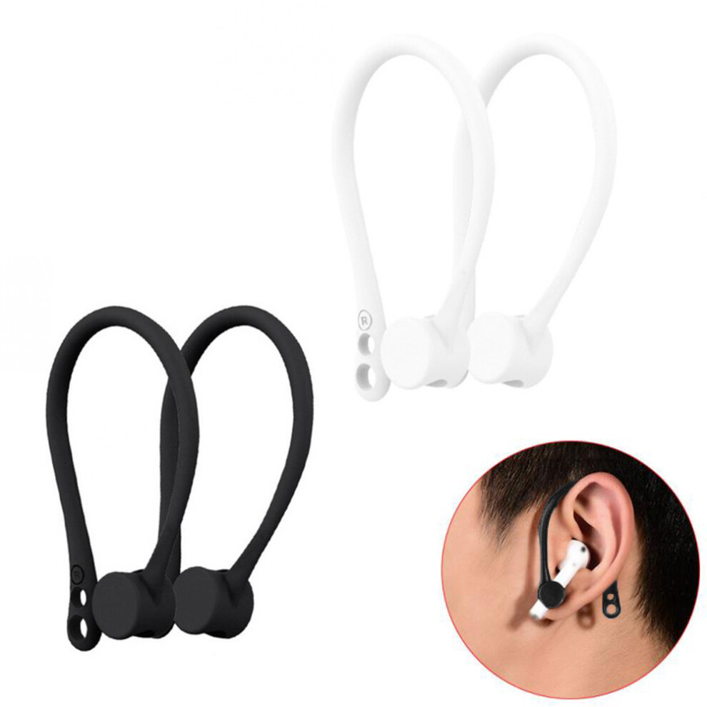 Bluetooth Headset Earhooks For Running, Soft Material Anti-Slip Airpods Accessories Ergonomic Design Stable Fit For Fitness Activities, 2 Pairs 9486358048894