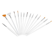 15-teiliges Kekspinsel-Set, komplettes Sortiment,