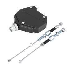 Motorsykkel Stuntclutchkabel Korrosjonsbestandighet Slitasjebestandighet CNC Aluminium Lengre kabeldesign Enkelt trekksystem Universal Modifikasjon