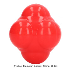 Reaktionsball aus Gummi, leuchtende Farbe,