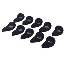 10-teiliges Golf-Eisen-Cover-Set mit Zahlen,