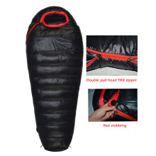 Hydrophober Daunenschlafsack für den Außenbereich,