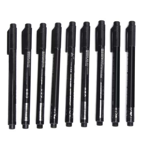 Nadelstifte, wasserfeste schwarze Tinte, 1