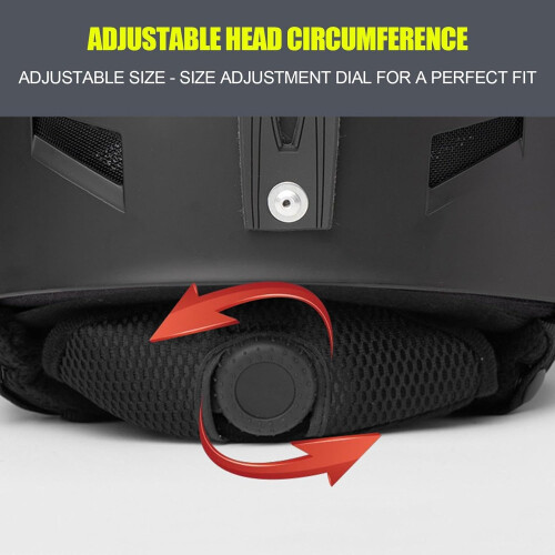 Snowboarding Hat Helmet  Protective, MIPS Technology, Adjustable Ventilation, Removable Ear Pads Black 2