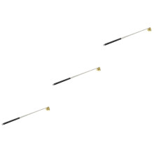 3 Pieces Candle Snuffer with Copper Trim, Bell Shape, 69cm Golden x3