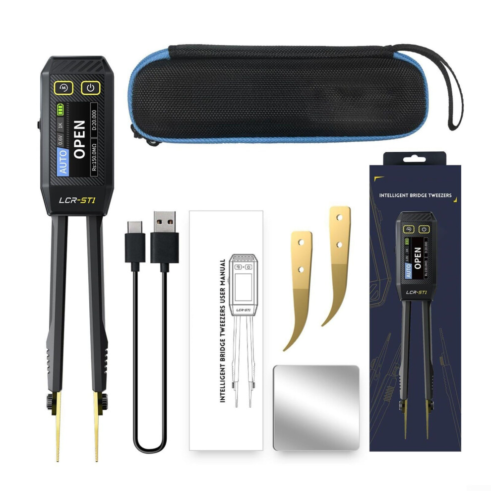 Intelligent Tweezers Bridge Lcr St1 Digital High Precision Lcr Meter 9365049531573