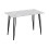 Living And Home Modern Dining Table with MDF Tabletop & Metal Legs 3