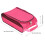 Nylon-Golfschuhtasche, Pink, tragbar, 14
