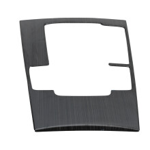 Mejora interior de aspecto lujoso para Mazda3 Axela, cubierta de panel multimedia de consola de acero inoxidable con construcción duradera a prueba
