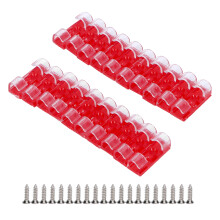 Kabelorganisator, Mini-Kabelclips für ordentliches Kabelmanagement, hochwertiges ABS-Material für lange Haltbarkeit, vielseitig einsetzbar für