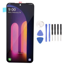 Προστατευτικό οθόνης για LG V60, διπλή προστατευτική ασπίδα οθόνης, οδηγίες