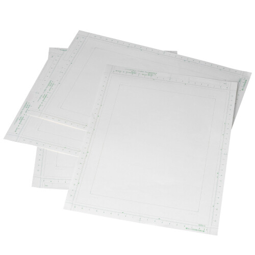 Zeichenpapier, Klebebehandlung, klare Skala,