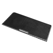 Embellecedor interior de fibra de carbono, estilo decorativo único y llamativo, compatible con coches de alta gama, panel adhesivo de fibra de