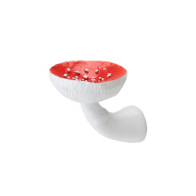 Whimsical Mushroom Wall Mounted Shelves Resin Floating Storage Decor for Bedroom Living Room Bathroom, Decorative Storage with Vintage Farmhouse Style