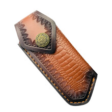 Lederhülle, faltbare Messerholster, praktische Messerscheide für